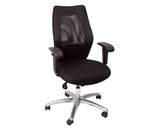 Rapidline Medium Mesh Back Executive Chair Black Executive Chairs Dunn Furniture - Online Office Furniture for Brisbane Sydney Melbourne Canberra Adelaide