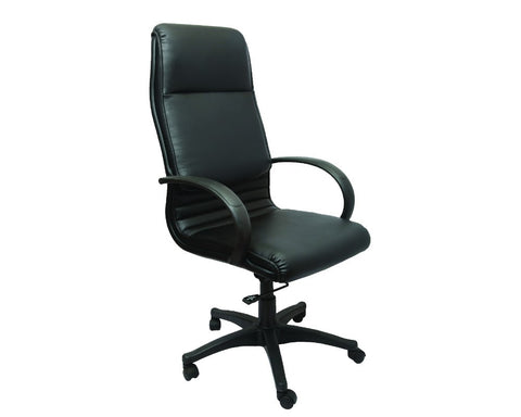Rapidline Alexandra High Back Executive Chair Black Executive Chairs Dunn Furniture - Online Office Furniture for Brisbane Sydney Melbourne Canberra Adelaide
