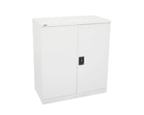 Rapidline GO Stationery Cupboard 2/3/4 Shelves - Silver Grey Storage Units Dunn Furniture - Online Office Furniture for Brisbane Sydney Melbourne Canberra Adelaide