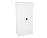 Rapidline GO Stationery Cupboard 2/3/4 Shelves - Silver Grey Storage Units Dunn Furniture - Online Office Furniture for Brisbane Sydney Melbourne Canberra Adelaide