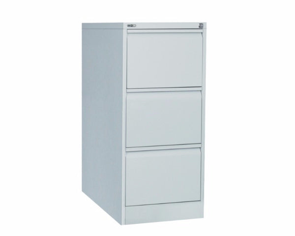 Rapidline GO 3 Drawer Filing Cabinet - Silver Grey Storage Units Dunn Furniture - Online Office Furniture for Brisbane Sydney Melbourne Canberra Adelaide