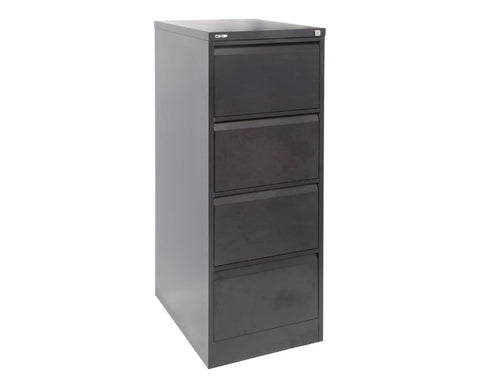 Rapidline GO 4 Drawer Filing Cabinet - Black Ripple Storage Units Dunn Furniture - Online Office Furniture for Brisbane Sydney Melbourne Canberra Adelaide