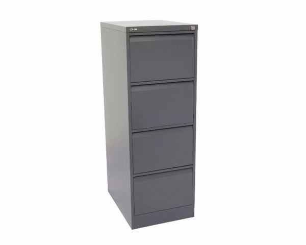 Rapidline GO 4 Drawer Filing Cabinet - Graphite Ripple Storage Units Dunn Furniture - Online Office Furniture for Brisbane Sydney Melbourne Canberra Adelaide