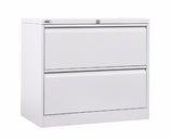 Rapidline GO 2/3/4 Drawer Lateral Filing Cabinet - White Satin Storage Units Dunn Furniture - Online Office Furniture for Brisbane Sydney Melbourne Canberra Adelaide