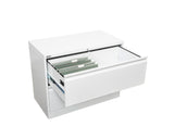 Rapidline GO 2/3/4 Drawer Lateral Filing Cabinet - White Satin Storage Units Dunn Furniture - Online Office Furniture for Brisbane Sydney Melbourne Canberra Adelaide