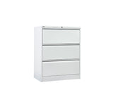 Rapidline GO 2/3/4 Drawer Lateral Filing Cabinet - White Satin Storage Units Dunn Furniture - Online Office Furniture for Brisbane Sydney Melbourne Canberra Adelaide