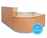Rapidline Flow Reception Counter Reception Dunn Furniture - Online Office Furniture for Brisbane Sydney Melbourne Canberra Adelaide