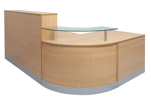 Rapidline Flow Reception Counter Reception Dunn Furniture - Online Office Furniture for Brisbane Sydney Melbourne Canberra Adelaide