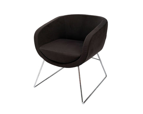 Rapidline Splash Cube Office Lounge Chair Charcoal Lounge Chairs Dunn Furniture - Online Office Furniture for Brisbane Sydney Melbourne Canberra Adelaide