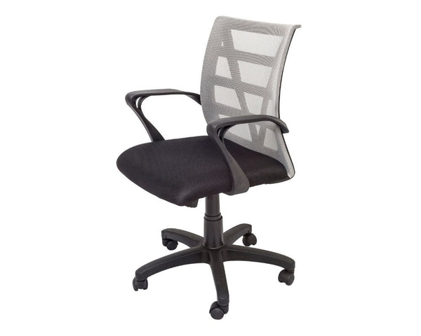 Rapidline Vienna Mesh Back Operator Chair Silver Task Chairs Dunn Furniture - Online Office Furniture for Brisbane Sydney Melbourne Canberra Adelaide