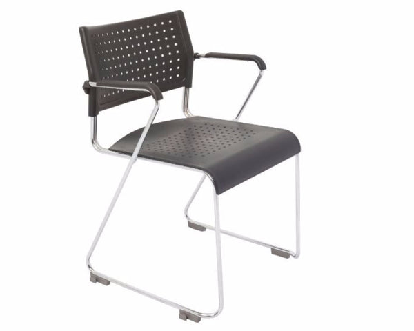 Rapidline Wimbledon With Arms Visitor Chair Visitor Chairs Dunn Furniture - Online Office Furniture for Brisbane Sydney Melbourne Canberra Adelaide