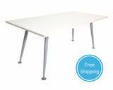 Rapidline Rapid Span Meeting Table White Meeting Tables Dunn Furniture - Online Office Furniture for Brisbane Sydney Melbourne Canberra Adelaide
