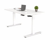 OLG Agile Electric Height Adjustable Desk White - 3 Column Standing Desks Dunn Furniture - Online Office Furniture for Brisbane Sydney Melbourne Canberra Adelaide