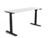 OLG Agile Electric Height Adjustable Desk Black Frame - 2 Column Standing Desks Dunn Furniture - Online Office Furniture for Brisbane Sydney Melbourne Canberra Adelaide