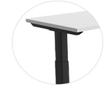 OLG Agile Electric Height Adjustable Desk Black Frame - 2 Column Standing Desks Dunn Furniture - Online Office Furniture for Brisbane Sydney Melbourne Canberra Adelaide