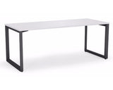 OLG Anvil Straightline Desk Black Frame Computer Desks Dunn Furniture - Online Office Furniture for Brisbane Sydney Melbourne Canberra Adelaide