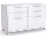 OLG Aero Caddy Mobile Bookcase with 2 x Drawer Inserts Caddy Mobile Bookcase Dunn Furniture - Online Office Furniture for Brisbane Sydney Melbourne Canberra Adelaide