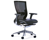 OLG Balance Executive Mesh Back Chair Black Executive Chairs Dunn Furniture - Online Office Furniture for Brisbane Sydney Melbourne Canberra Adelaide