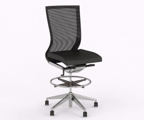 OLG Balance Executive Drafting Chair Black/White Task Chairs Dunn Furniture - Online Office Furniture for Brisbane Sydney Melbourne Canberra Adelaide