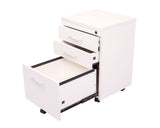 Rapidline Rapid Vibe Mobile Pedestal 3 Drawer White Mobile Storage Units Dunn Furniture - Online Office Furniture for Brisbane Sydney Melbourne Canberra Adelaide