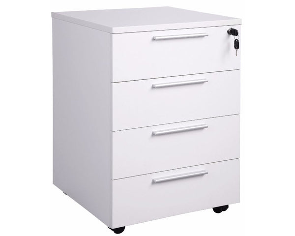 OLG Aero Mobile Pedestal 4 Drawers Mobile Storage Units Dunn Furniture - Online Office Furniture for Brisbane Sydney Melbourne Canberra Adelaide