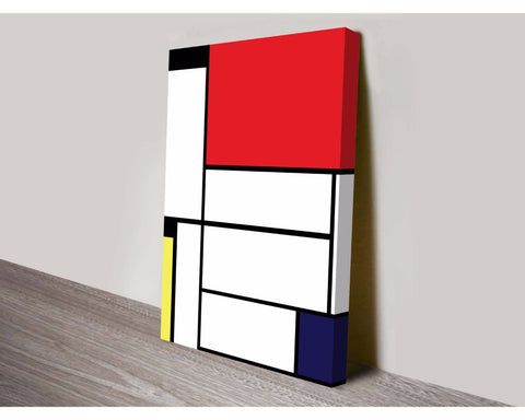 Mondrian Tableau II By Piet Mondrian Wall Art Modern Art Dunn Furniture - Online Office Furniture for Brisbane Sydney Melbourne Canberra Adelaide
