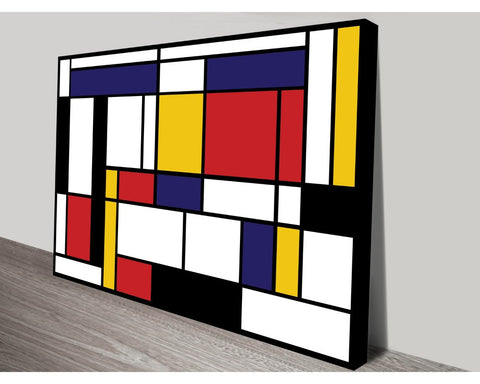 Mondrian Tableau I By Piet Mondrian Wall Art Modern Art Dunn Furniture - Online Office Furniture for Brisbane Sydney Melbourne Canberra Adelaide