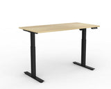 OLG Agile Electric Height Adjustable Desk Black Frame - 2 Column Standing Desks Dunn Furniture - Online Office Furniture for Brisbane Sydney Melbourne Canberra Adelaide