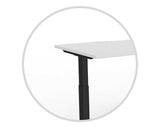 OLG Agile Electric Height Adjustable Desk Black Frame - 2 Column Standing Desks Dunn Furniture - Online Office Furniture for Brisbane Sydney Melbourne Canberra Adelaide