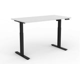 OLG Agile Electric Height Adjustable Desk Black Frame - 2 Column Standing Desks Dunn Furniture - Online Office Furniture for Brisbane Sydney Melbourne Canberra Adelaide