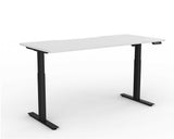 OLG Agile Electric Height Adjustable Desk Black Frame - 2 Column Standing Desks Dunn Furniture - Online Office Furniture for Brisbane Sydney Melbourne Canberra Adelaide