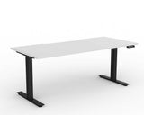 OLG Agile Electric Height Adjustable Desk Black Frame - 2 Column Standing Desks Dunn Furniture - Online Office Furniture for Brisbane Sydney Melbourne Canberra Adelaide