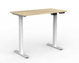 OLG Agile Electric Height Adjustable Desk 2 Column White Standing Desks Dunn Furniture - Online Office Furniture for Brisbane Sydney Melbourne Canberra Adelaide