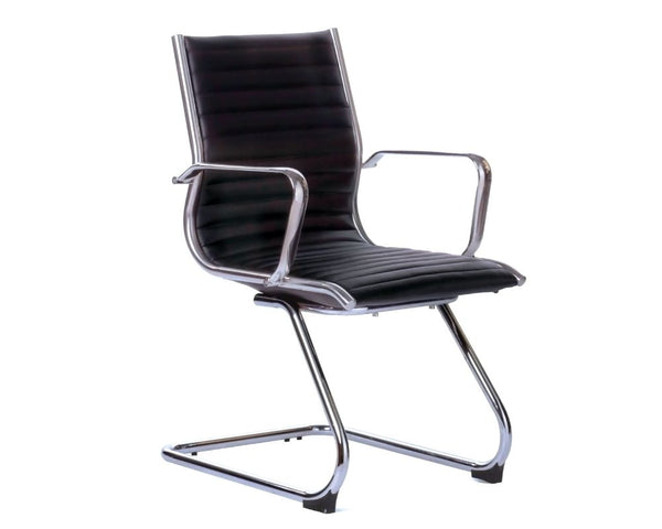 OLG Metro Visitor Chair Black Visitor Chairs Dunn Furniture - Online Office Furniture for Brisbane Sydney Melbourne Canberra Adelaide