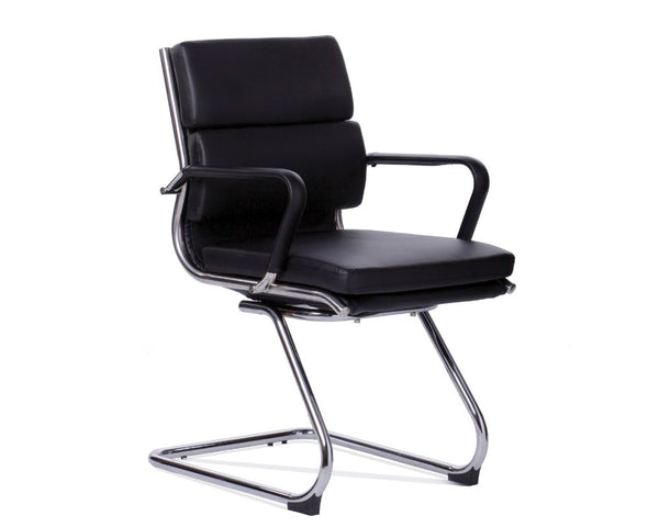 OLG Mode Visitor Chair Black Visitor Chairs Dunn Furniture - Online Office Furniture for Brisbane Sydney Melbourne Canberra Adelaide