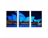 Blue Opera House Triptych 3 Piece Wall Art 3 Piece Wall Art Dunn Furniture - Online Office Furniture for Brisbane Sydney Melbourne Canberra Adelaide