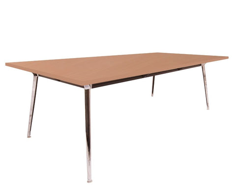 Rapid Air Boardroom Table Beech 2400 x 1200 Boardroom Tables Dunn Furniture - Online Office Furniture for Brisbane Sydney Melbourne Canberra Adelaide
