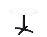 Rapidline Rapid Span 4 Star Round White / Black Meeting Tables Dunn Furniture - Online Office Furniture for Brisbane Sydney Melbourne Canberra Adelaide