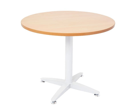 Rapidline Rapid Span 4 Star Round Beech / White Meeting Tables Dunn Furniture - Online Office Furniture for Brisbane Sydney Melbourne Canberra Adelaide