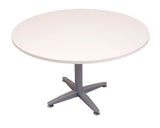 Rapidline Rapid Span Round Table Four Star White / Silver Meeting Tables Dunn Furniture - Online Office Furniture for Brisbane Sydney Melbourne Canberra Adelaide