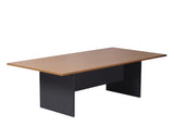 Rapidline Boardroom Table 2400mm Beech/Ironstone Boardroom Tables Dunn Furniture - Online Office Furniture for Brisbane Sydney Melbourne Canberra Adelaide