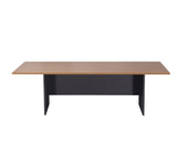 Rapidline Boardroom Table 2400mm Beech/Ironstone Boardroom Tables Dunn Furniture - Online Office Furniture for Brisbane Sydney Melbourne Canberra Adelaide