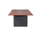 Rapidline Boardroom Table 2400mm Cherry/Ironstone Boardroom Tables Dunn Furniture - Online Office Furniture for Brisbane Sydney Melbourne Canberra Adelaide