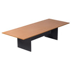 Rapidline Boardroom Table 3200mm Beech Ironstone Boardroom Tables Dunn Furniture - Online Office Furniture for Brisbane Sydney Melbourne Canberra Adelaide
