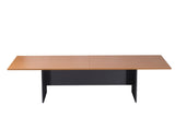 Rapidline Boardroom Table 3200mm Beech Ironstone Boardroom Tables Dunn Furniture - Online Office Furniture for Brisbane Sydney Melbourne Canberra Adelaide