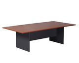 Rapidline Boardroom Table 3200mm Cherry Ironstone Boardroom Tables Dunn Furniture - Online Office Furniture for Brisbane Sydney Melbourne Canberra Adelaide