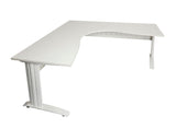 Rapidline Rapid Span Corner Workstation White with White Frame Computer Desks Dunn Furniture - Online Office Furniture for Brisbane Sydney Melbourne Canberra Adelaide