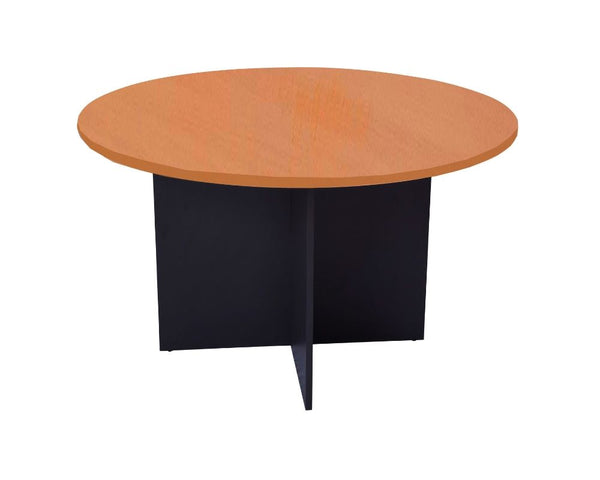 Rapidline Rapid Worker Round Meeting Table Cherry Ironstone Meeting Tables Dunn Furniture - Online Office Furniture for Brisbane Sydney Melbourne Canberra Adelaide