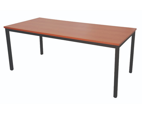 Rapidline Steel Frame Table In Cherry Meeting Tables Dunn Furniture - Online Office Furniture for Brisbane Sydney Melbourne Canberra Adelaide