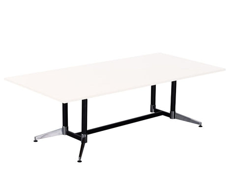 Rapidline Typhoon Boardroom Table White 2400 Boardroom Tables Dunn Furniture - Online Office Furniture for Brisbane Sydney Melbourne Canberra Adelaide